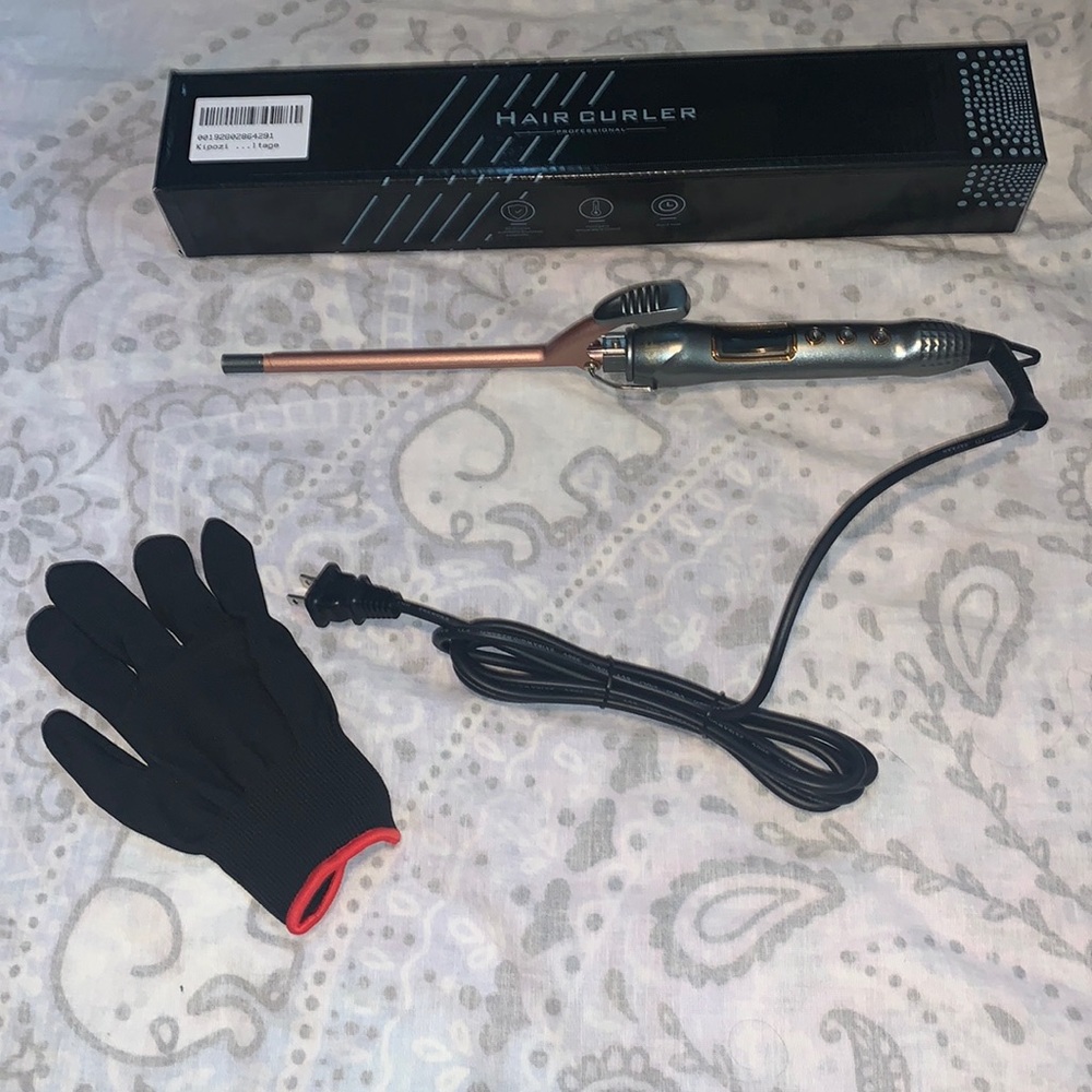 New KIPOZI Thin Curling Curler Wand 9mm